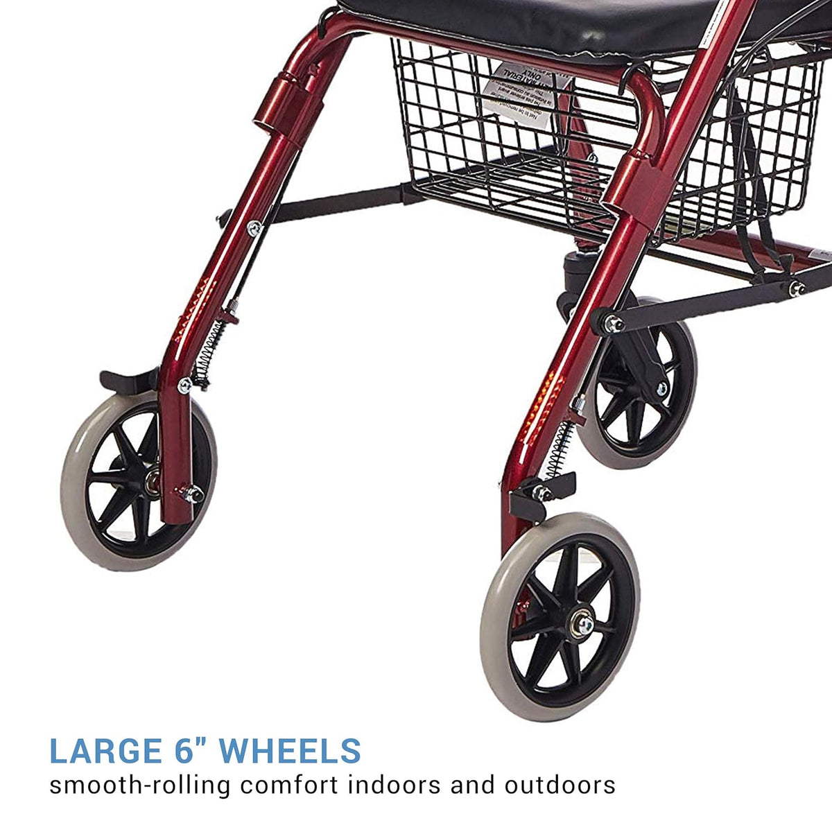 Small & Narrow Rollator Walker with Seat E489