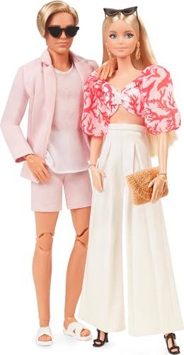 Barbie Style Doll 2-Pack and Ken Dolls Dressed in Resort-Wear Fashions and Swimsuits L225562