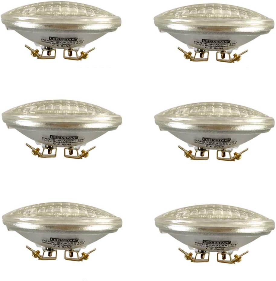 LED PAR36 9W 12V Warm White Landscape Lighting Pack of 6 H2114