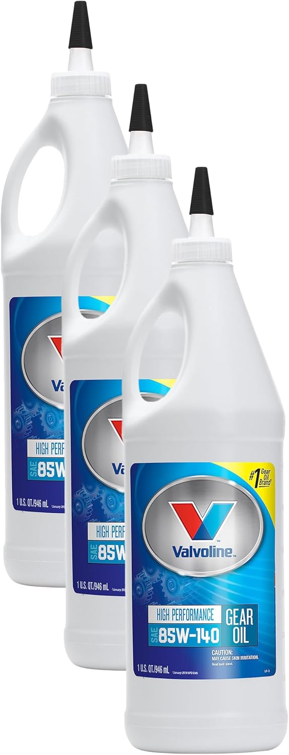 SAE 85W-140 Gear Oil 1 QT (Pack of 3) N13184
