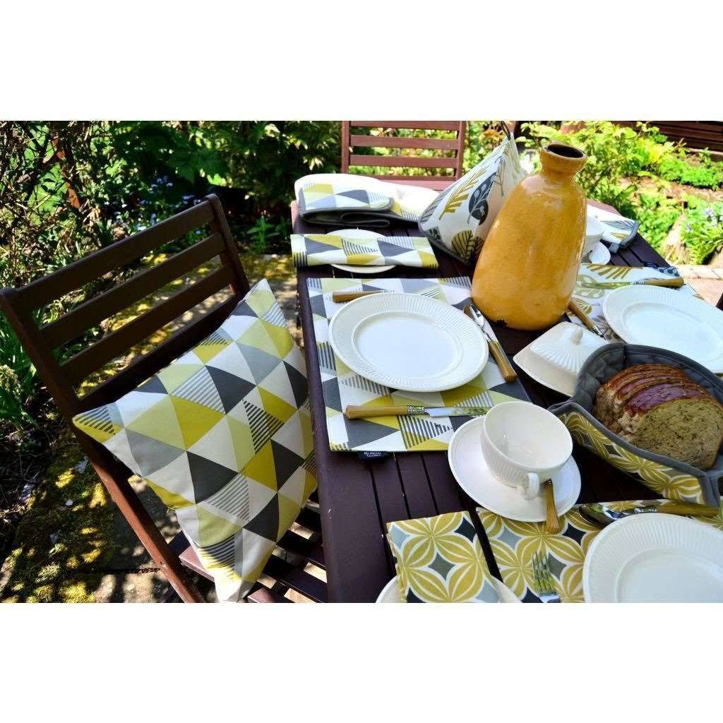 Ochre Yellow Cotton Napkin Set of 4 P23593