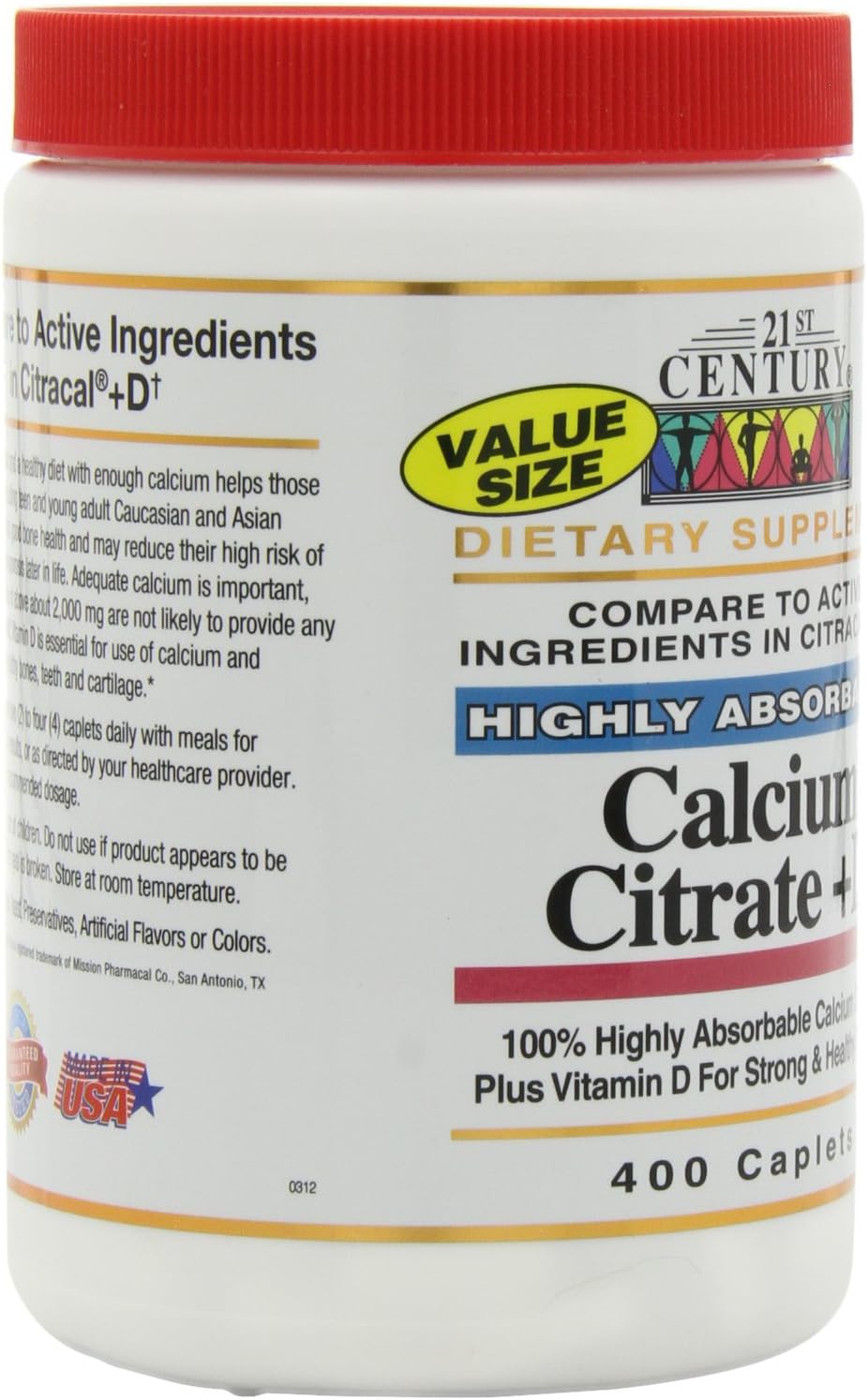 Calcium Citrate + Vitamin D Caps Q246