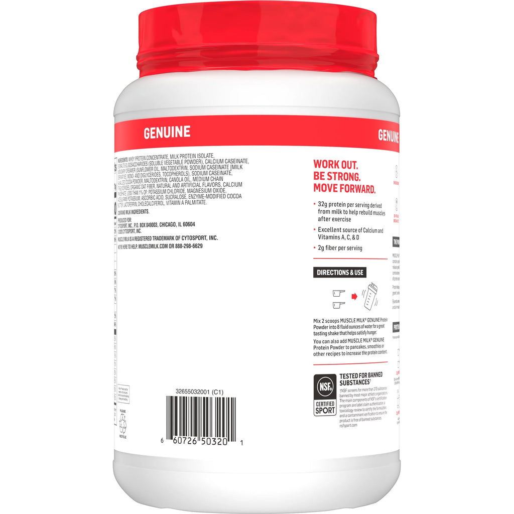 Chocolate Protein Powder, 2.47 Pound, 16 Servings J4069