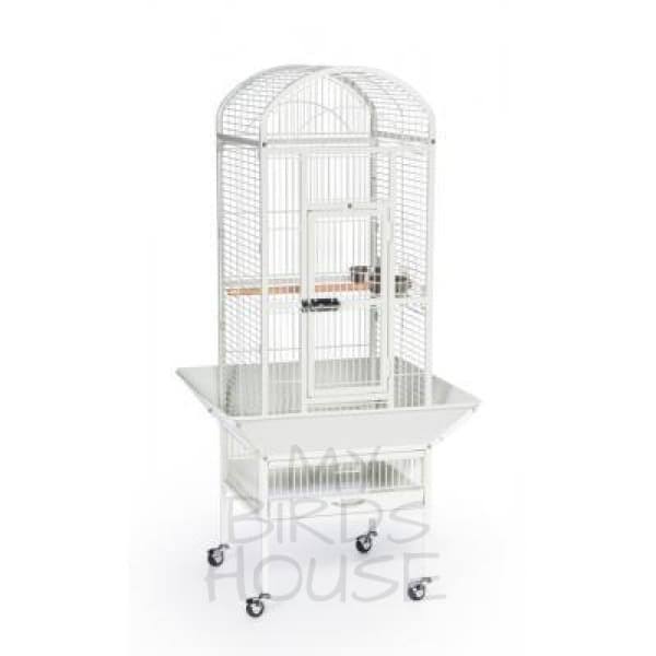 Small Pewter Bird Cage Y53937