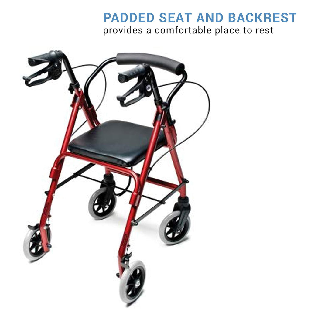 Small & Narrow Rollator Walker with Seat E489