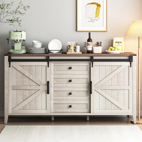White 4 Drawer Wood Dresser C625