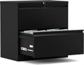 Metal 2 Drawer Locking Lateral Filing Cabinet S4065