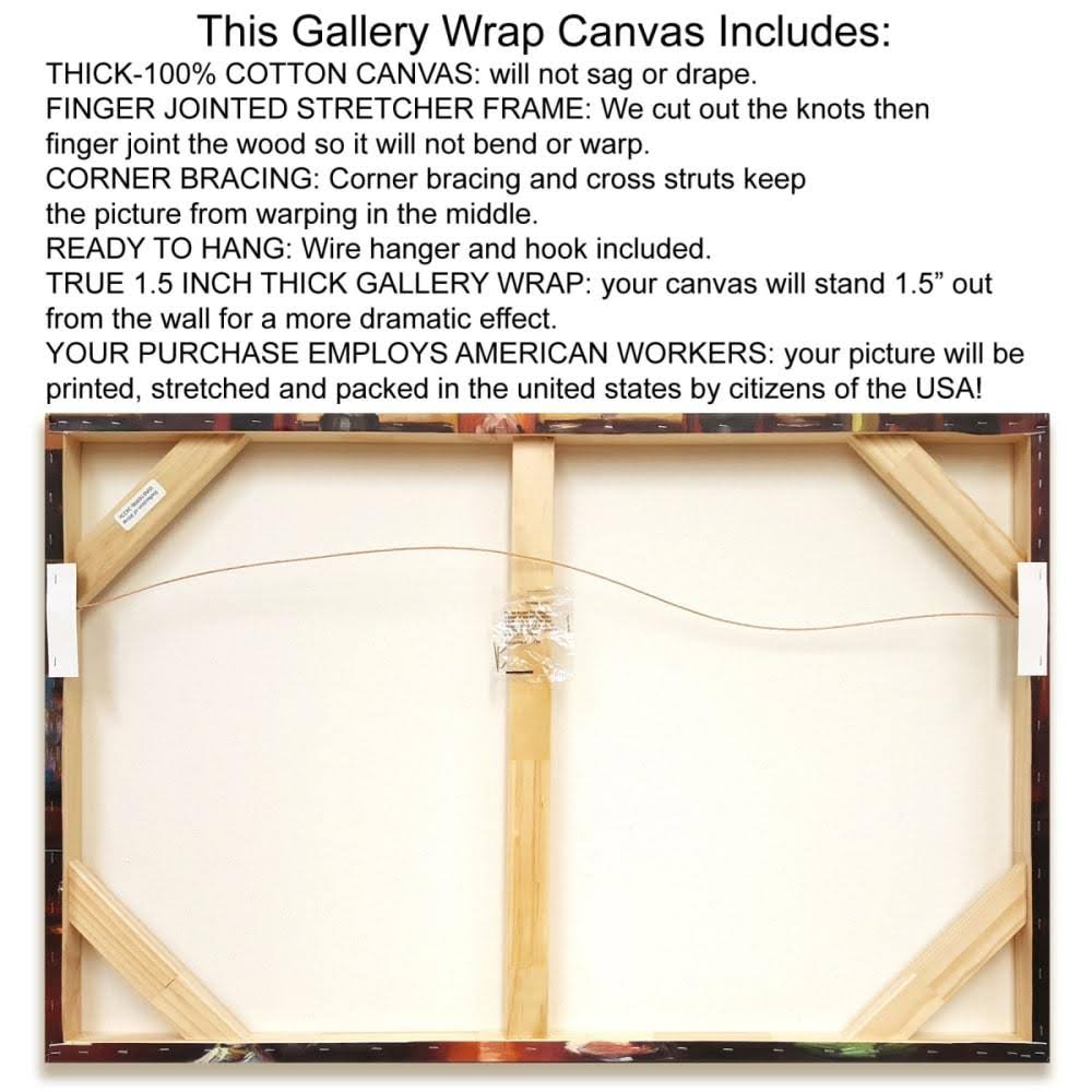 Giclee on Gallery Wrap Canvas U1683
