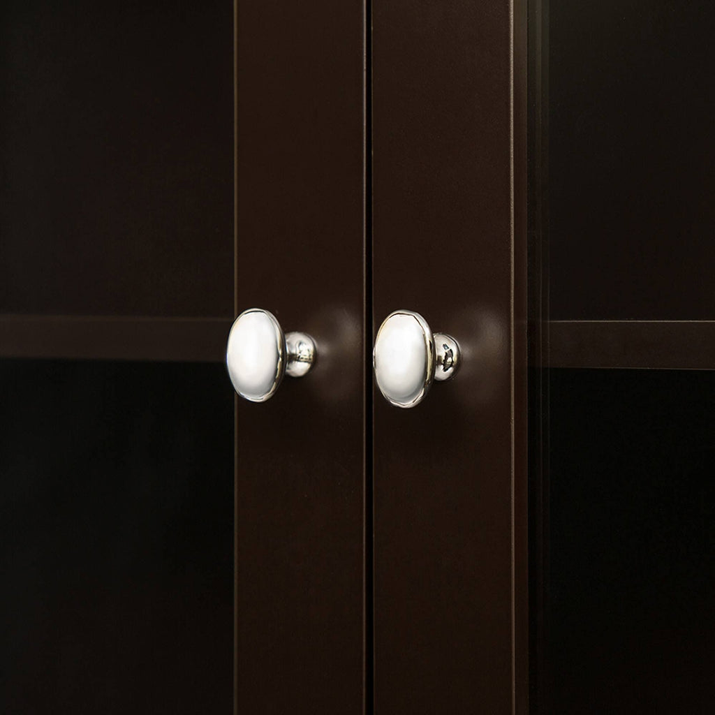 Wooden Wall Storage Cabinet with Double Doors T272055