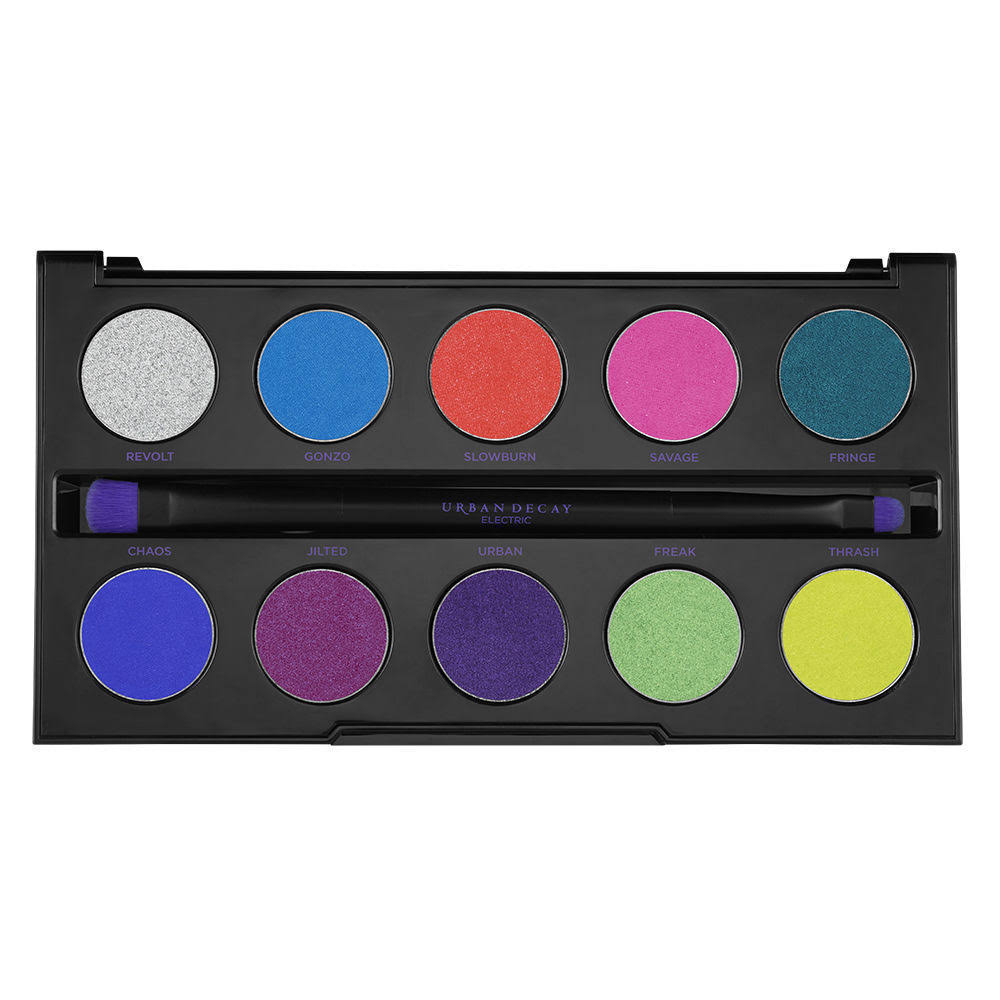 Electric Pressed Pigment Eyeshadow Palette with Brush D2240