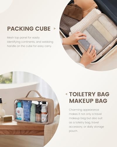 Travel Duffle Bag with Shoe Compartment, 42L Overnight Bag, 3Pcs Set X669374