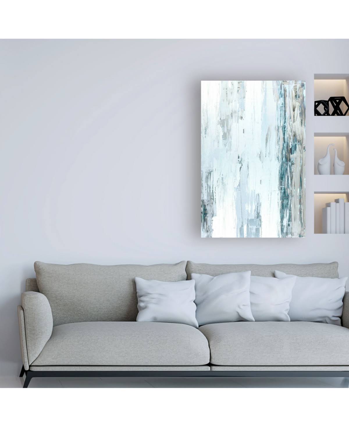 Abstract Blue Canvas Art C92907
