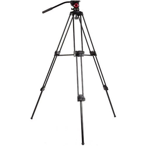 3-Section Aluminum Video Tripod with Fluid Head V53814