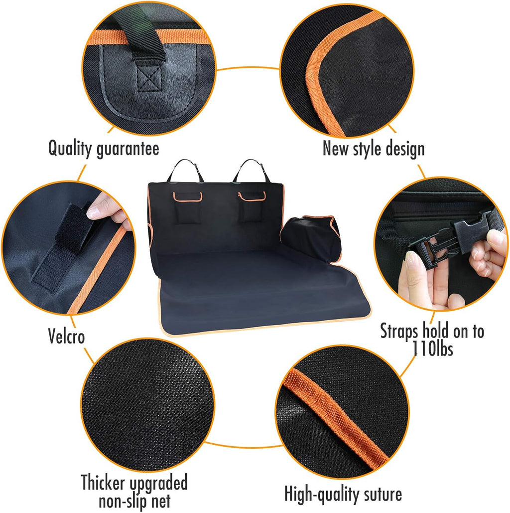 Yellow Washable Waterproof Pet Cargo Cover Liner D12582