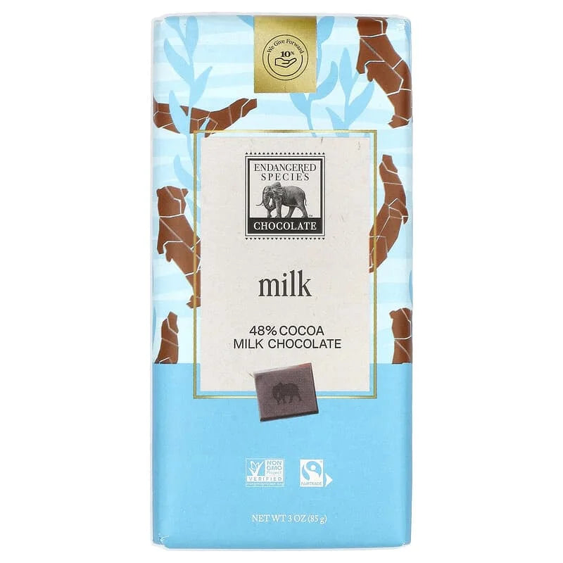 Milk Chocolate 48% Cocoa Bar 3 oz Pack of 4 G796369