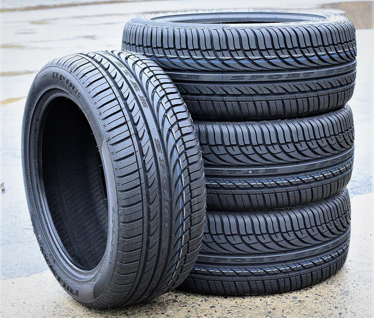 Set of 4 All-Season Passenger Car Performance Radial Tires 185/65R15 88H N372000