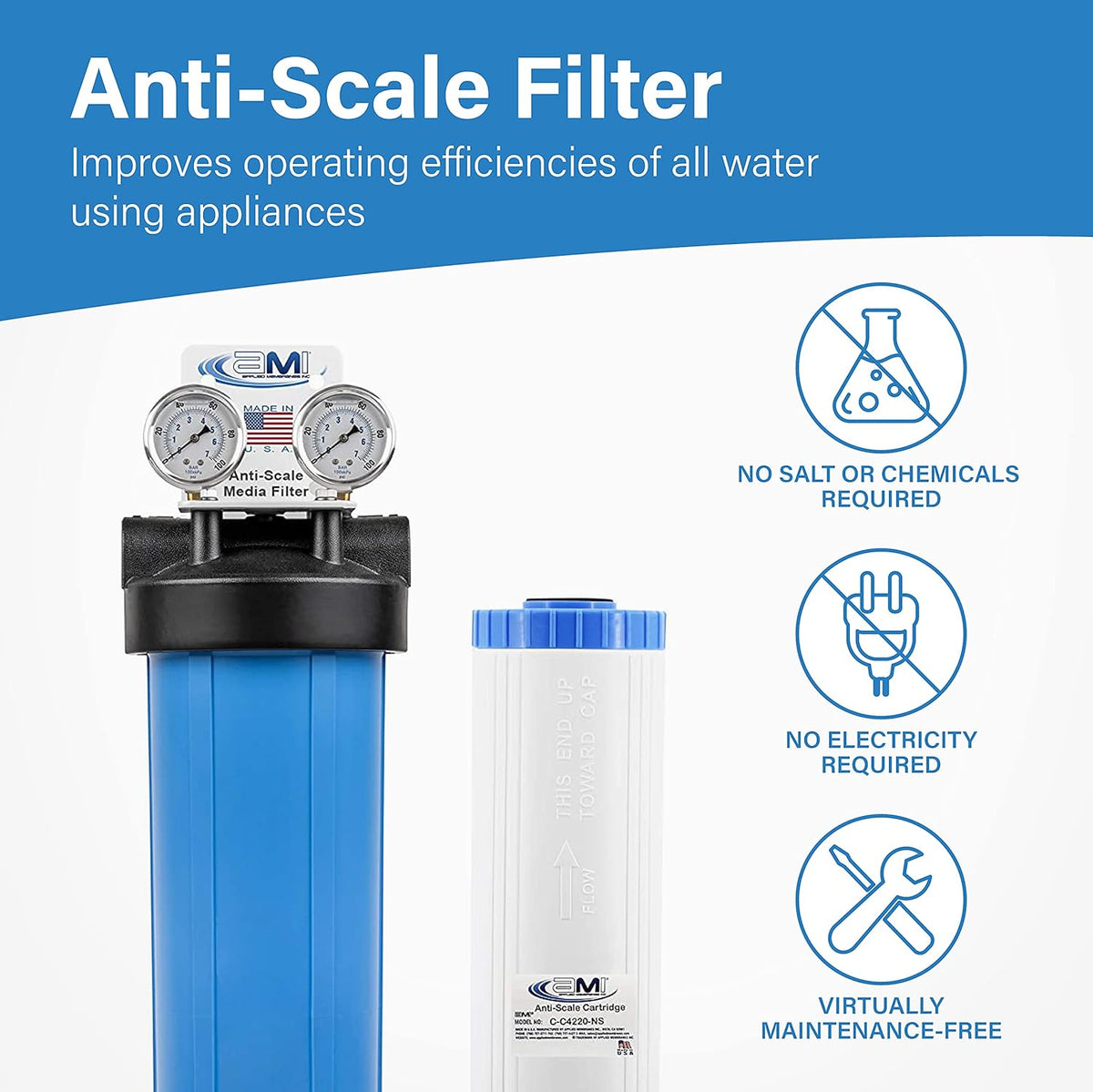 Anti-Scale System with 4.5x20 Filter I86131