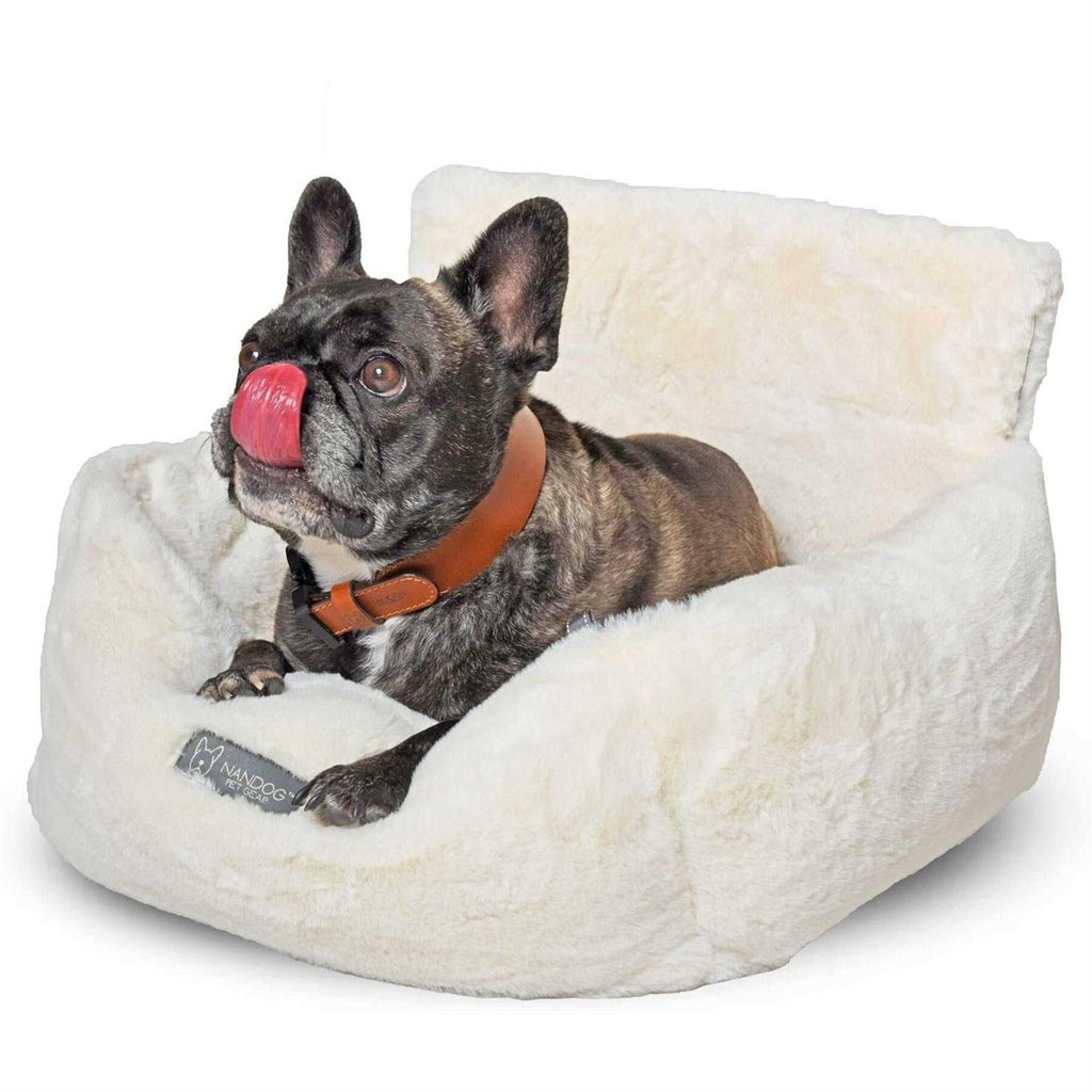 Ivory Cloud Dog Car Seat Bed Q11002