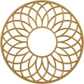 24x22 PVC Ceiling Medallion K502