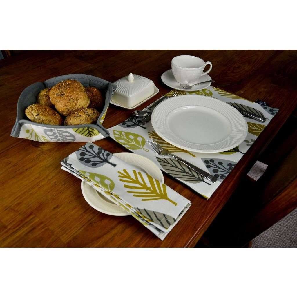 Ochre Yellow Cotton Napkin Set of 4 P23593