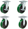6 inch Heavy Duty Caster Set Set of 4 I3426