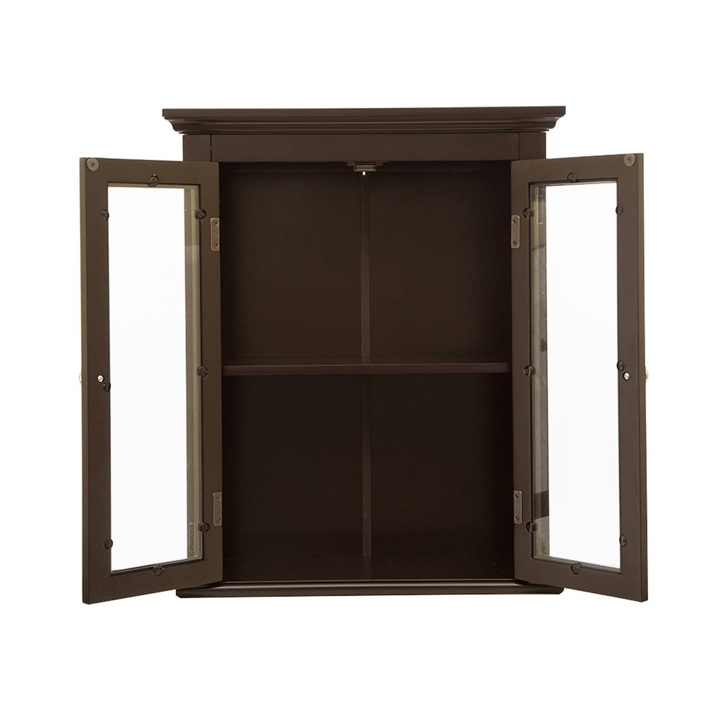 Wooden Wall Storage Cabinet with Double Doors T272055