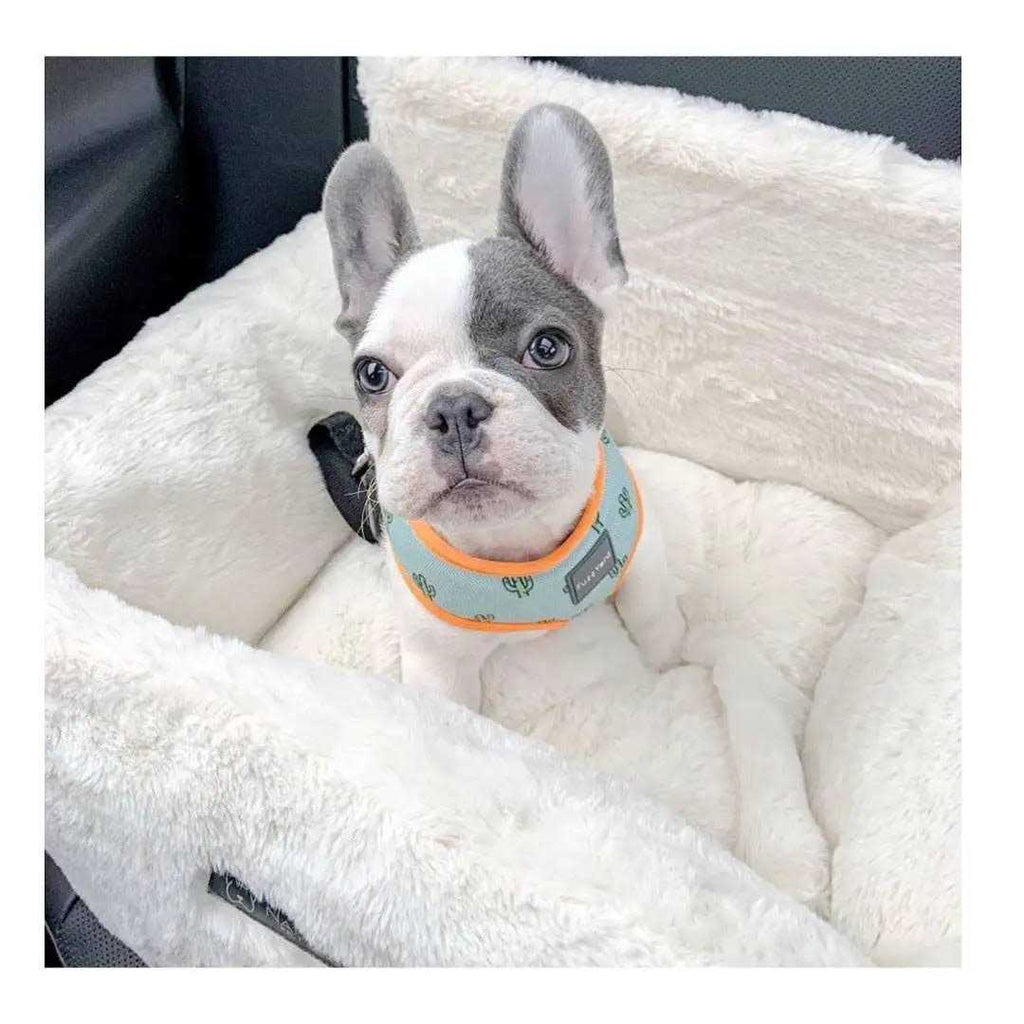 Ivory Cloud Dog Car Seat Bed Q11002