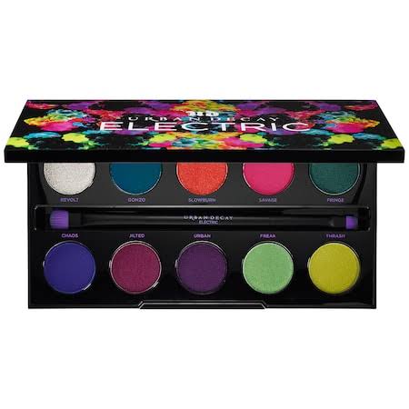 Electric Pressed Pigment Eyeshadow Palette with Brush D2240