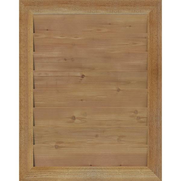 Unfinished Non-Functional Vertical Gable Vent M450