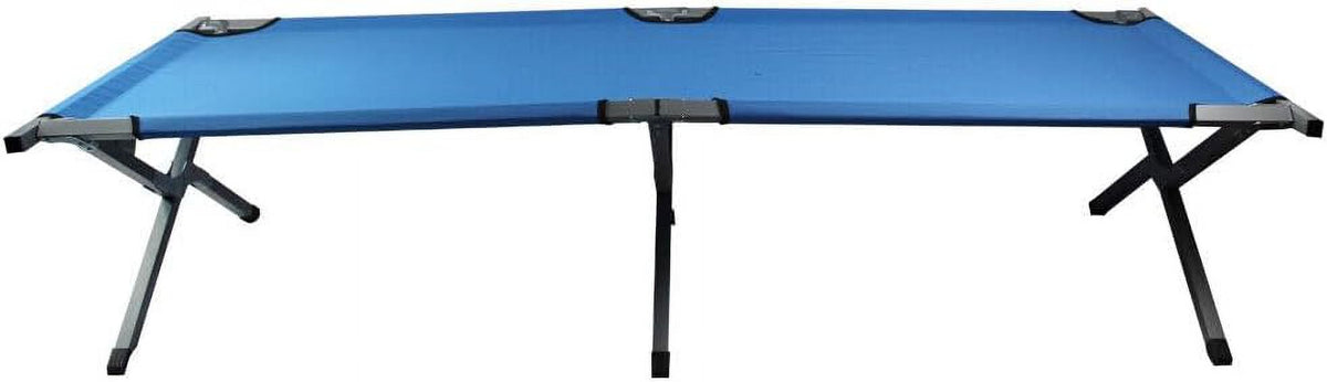 Folding Camping Cot Oxford with Carry Bag (Blue) K82941