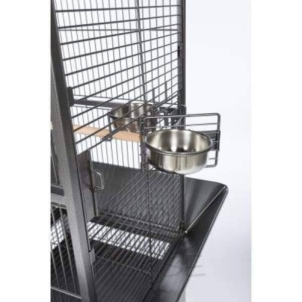 Small Pewter Bird Cage Y53937