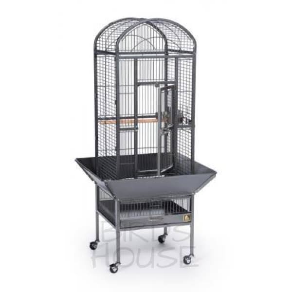 Small Pewter Bird Cage Y53937