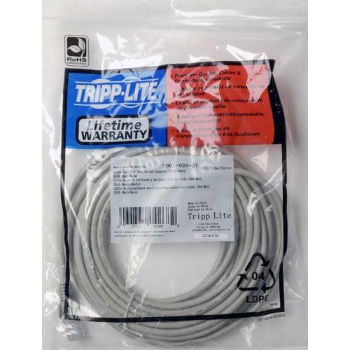 Cat5e Snagless Molded Patch Cable RJ45 M M Gray 200-ft K66947