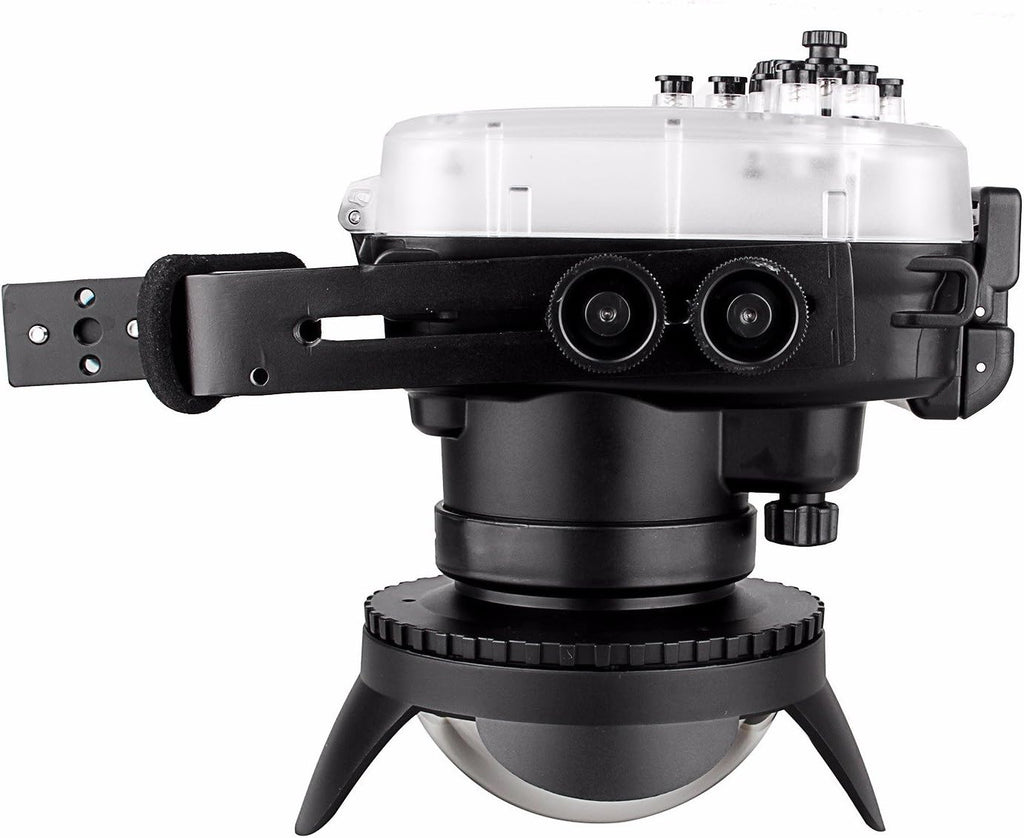 Waterproof Underwater Camera Housing Case with Diving Handle and Fisheye Lens N892