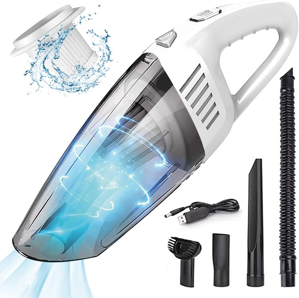 Handheld Cordless Vacuum 8000PA Wet Dry Grey Black Pack of 2 Z73510