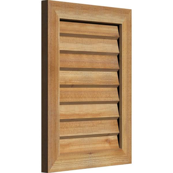 Unfinished Non-Functional Vertical Gable Vent M450