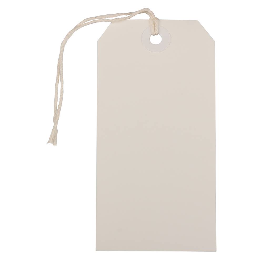 Gift Tags with String White 1000/Carton J861