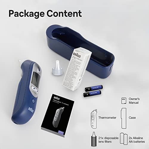 Ear Thermometer with Color-Coded Digital Display N123