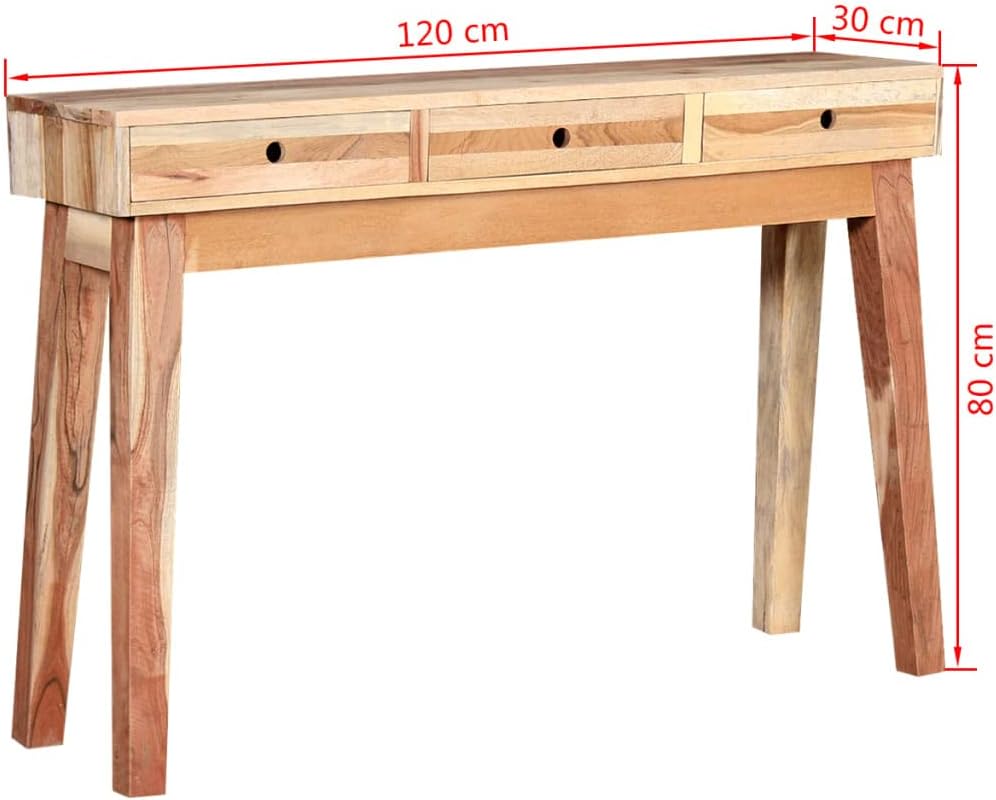 Solid Reclaimed Wood Console Table F823