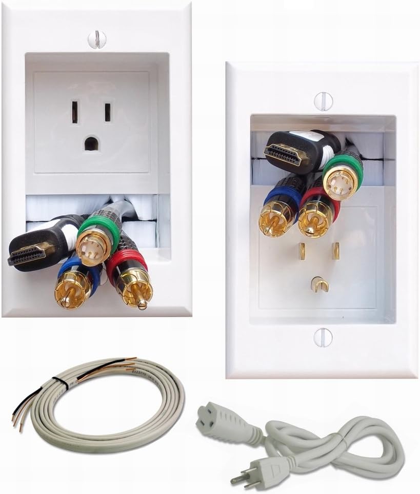 Recessed In-Wall Cable Management System G76833