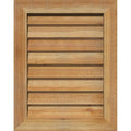 Unfinished Non-Functional Vertical Gable Vent M450