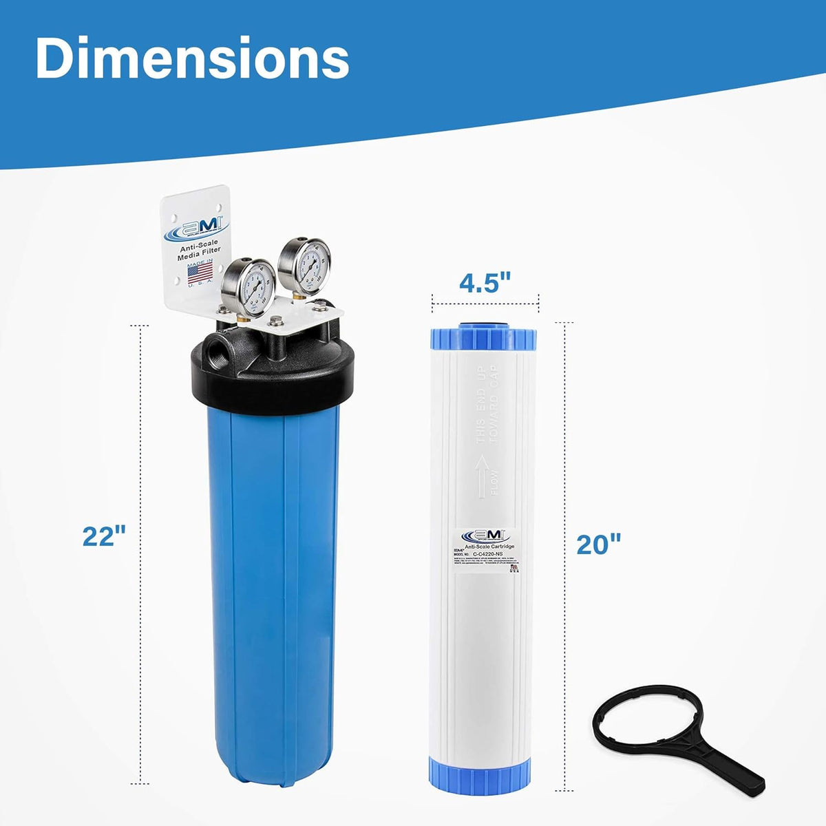 Anti-Scale System with 4.5x20 Filter I86131