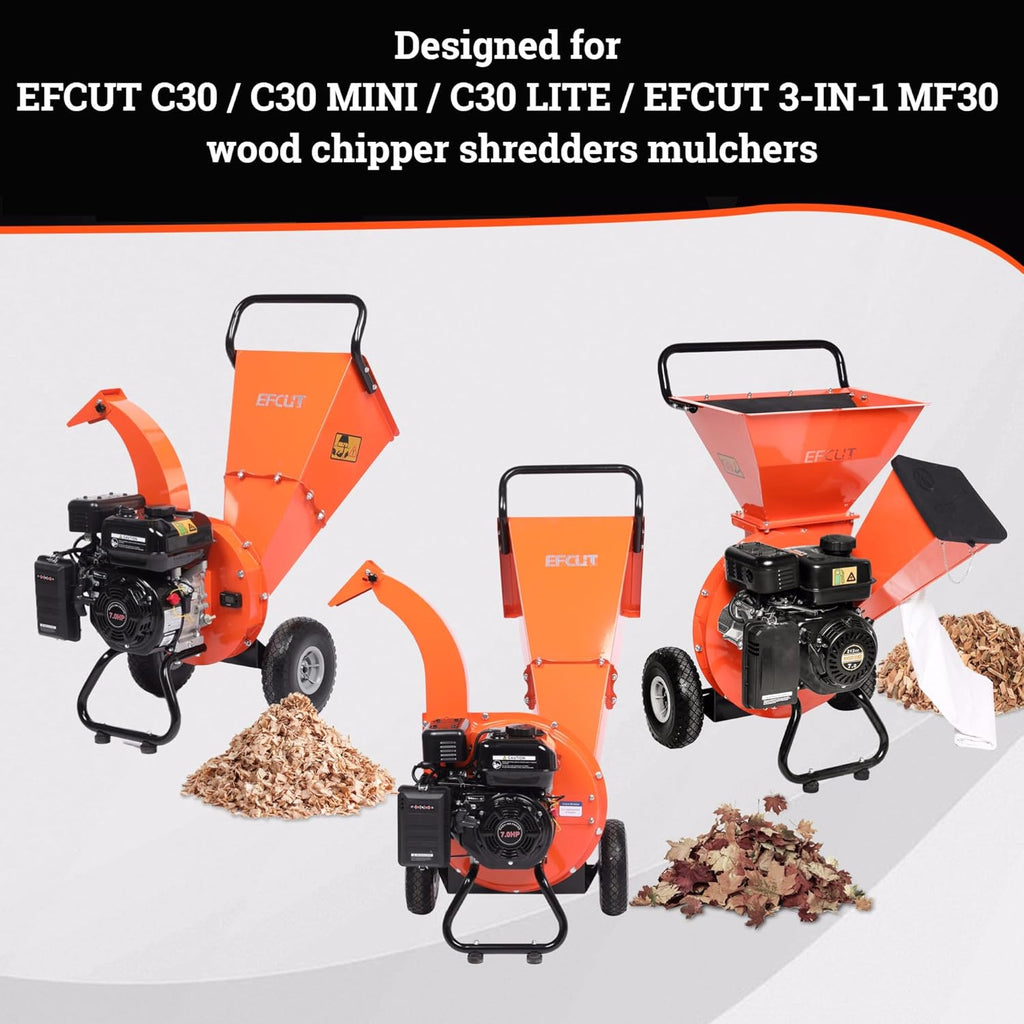 Wood Chipper Shredder Mulcher with Steel Blades (Pack of 4) V1477