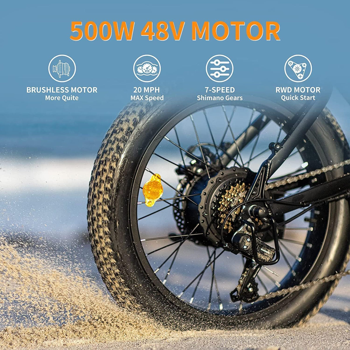 20" Fat Tire Folding Electric Bike S5159