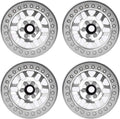 2.2inch Aluminum Alloy Beadlock Wheel Hubs H924