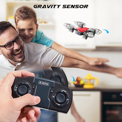 Mini Drone with Camera 720P HD FPV, Foldable RC Quadcopter with 2 Batteries G81222