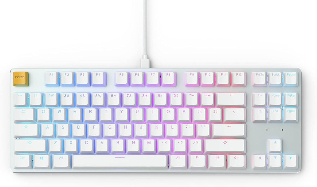 60% Compact Size 61 Key RGB LED Backlit Brown Switches Hot Swap Switches Mechanical Gaming Keyboard B985