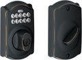 Aged Bronze Keypad Deadbolt E6671