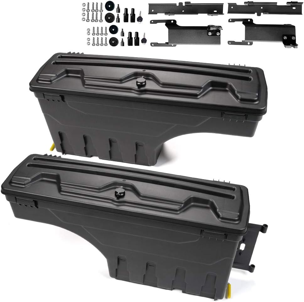 Lockable Storage Box Case For Ford F-150 2015-2019 Truck Bed Toolbox B918281