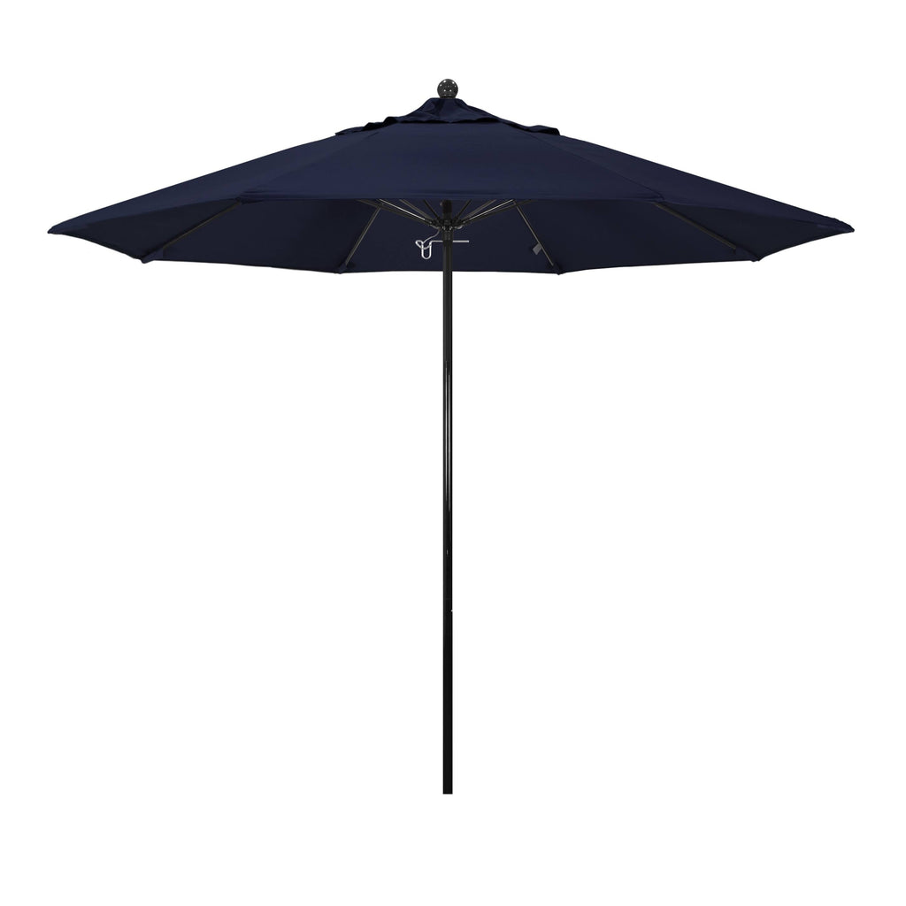 9 ft. Patio Umbrella in Pacifica Navy Fabric P184